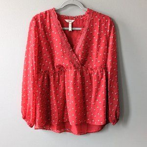 Matilda Jane Must Be Love Tufted Dot Surplice Blouse